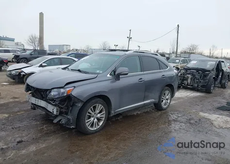 2012 Lexus Rx 450H из США, поврежденный, VIN JTJBC1BAXC2050356